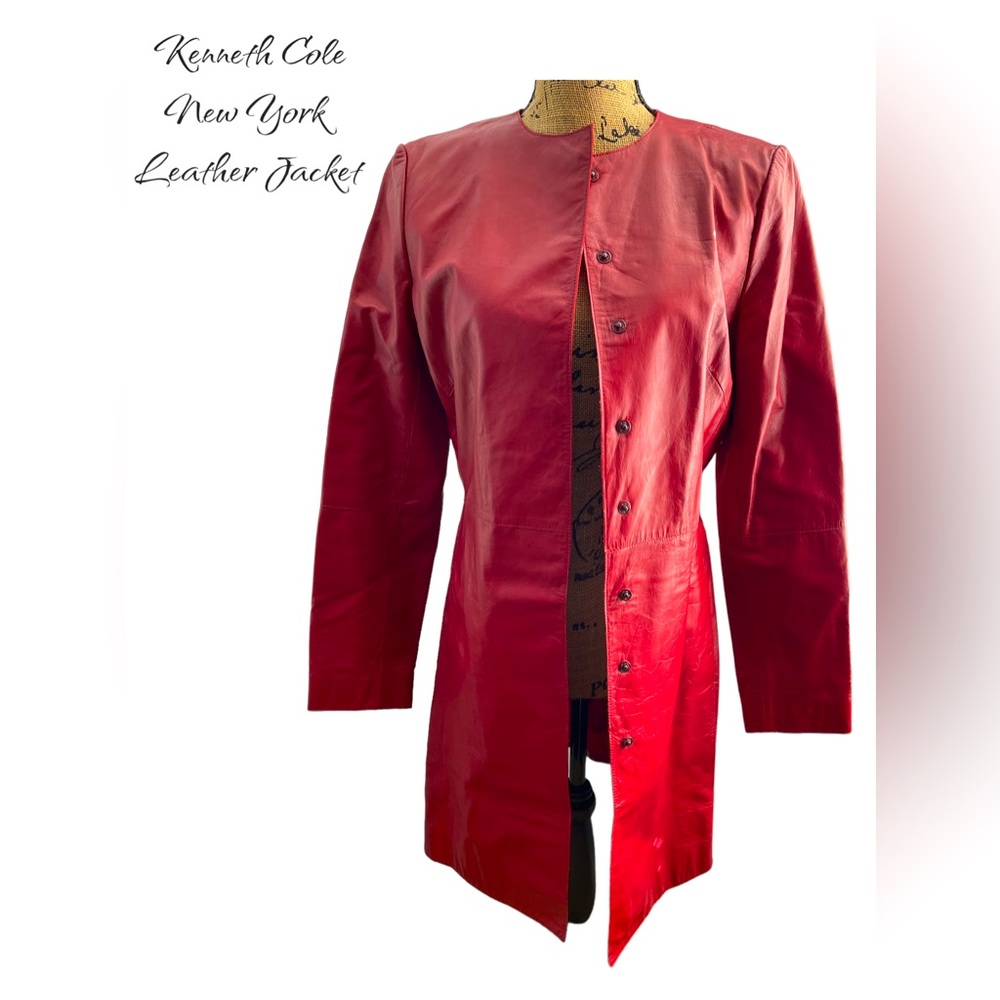 Kenneth Cole NY Leather Jacket